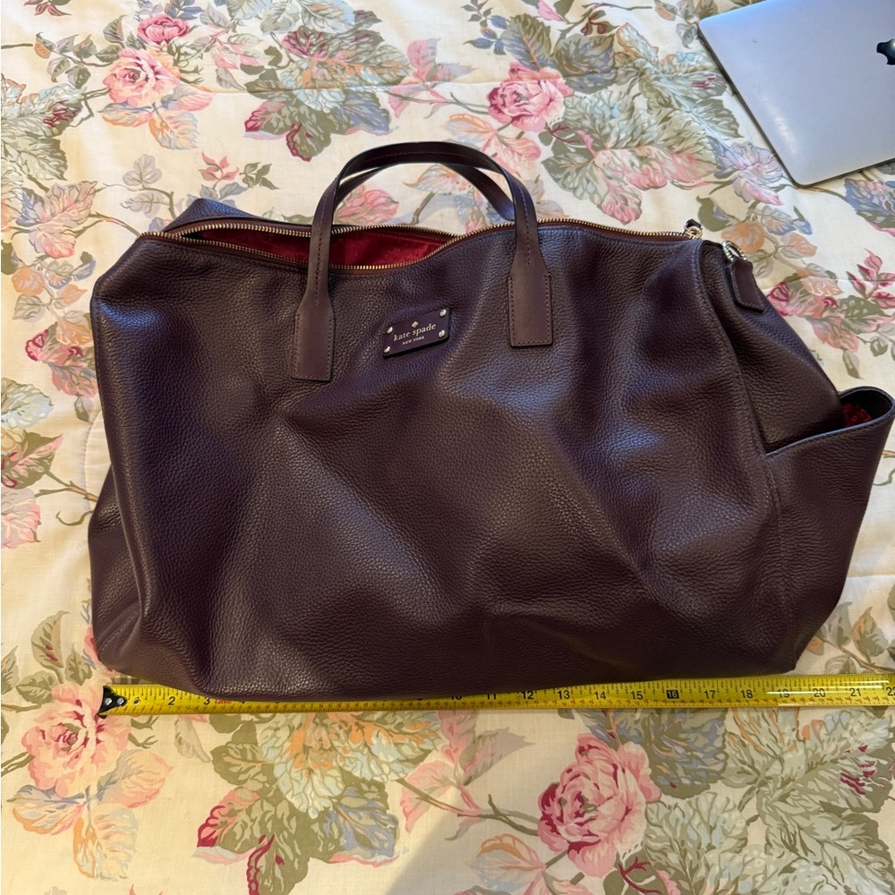 Kate Spade Dark Brown Men's Duffel Bag - Picture 9 of 14